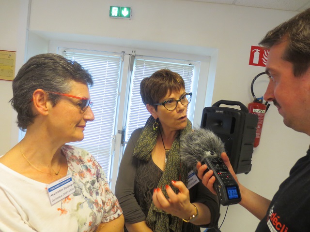 Corinne Gasperini et Dominique Griffaton ont répondu aux questions de Radio Declic Corinne Gasperini et Dominique Griffaton ont répondu aux questions de Radio Declic