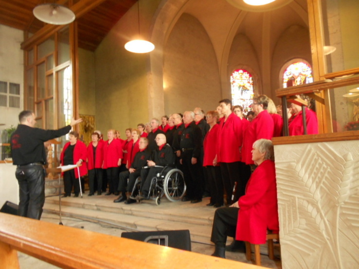 la chorale au choeur de Diarville