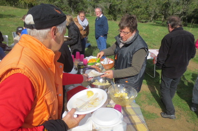 Le buffet était bien garni.