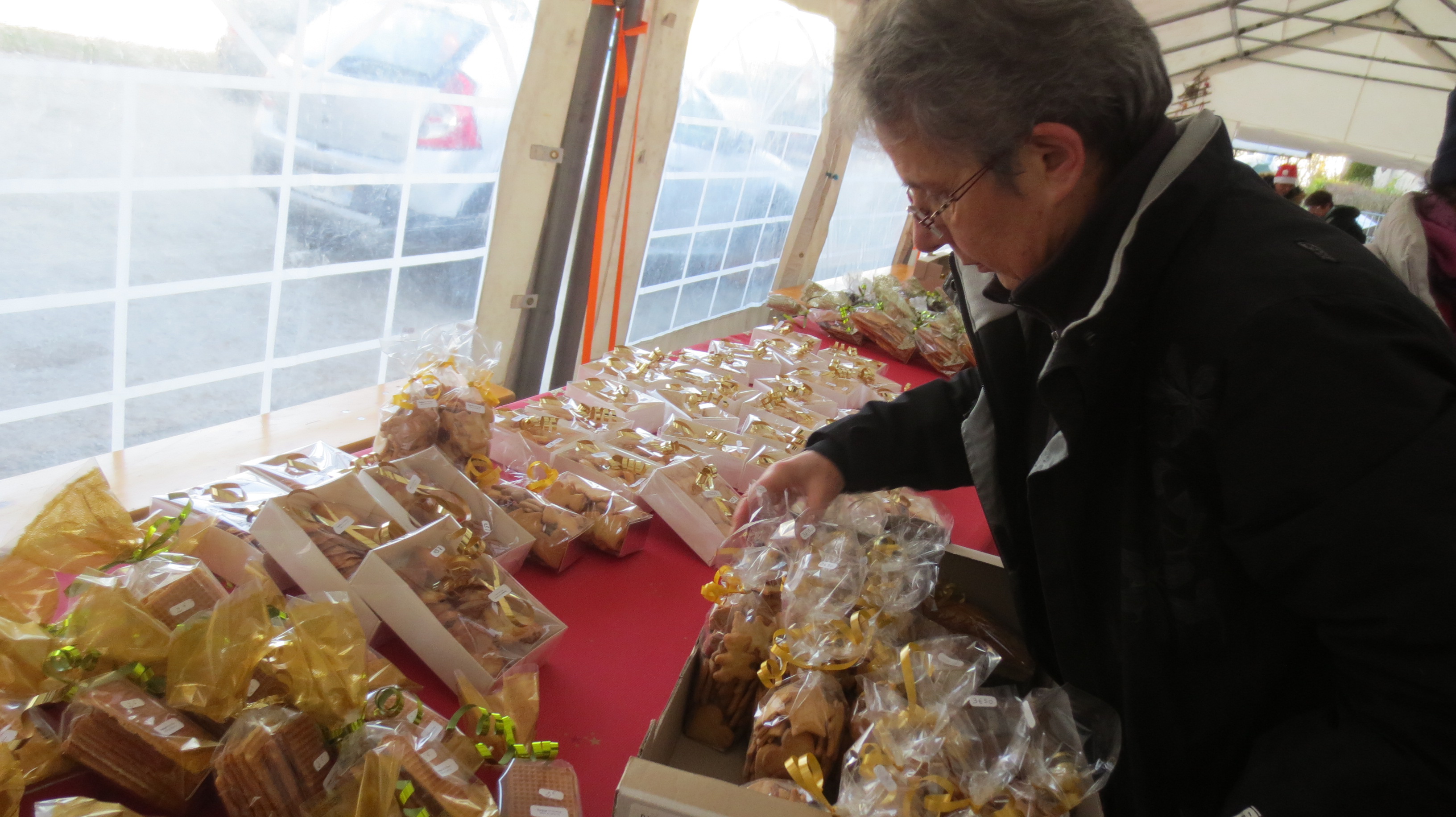 Une offre généreuse de pâtisseries de Noël