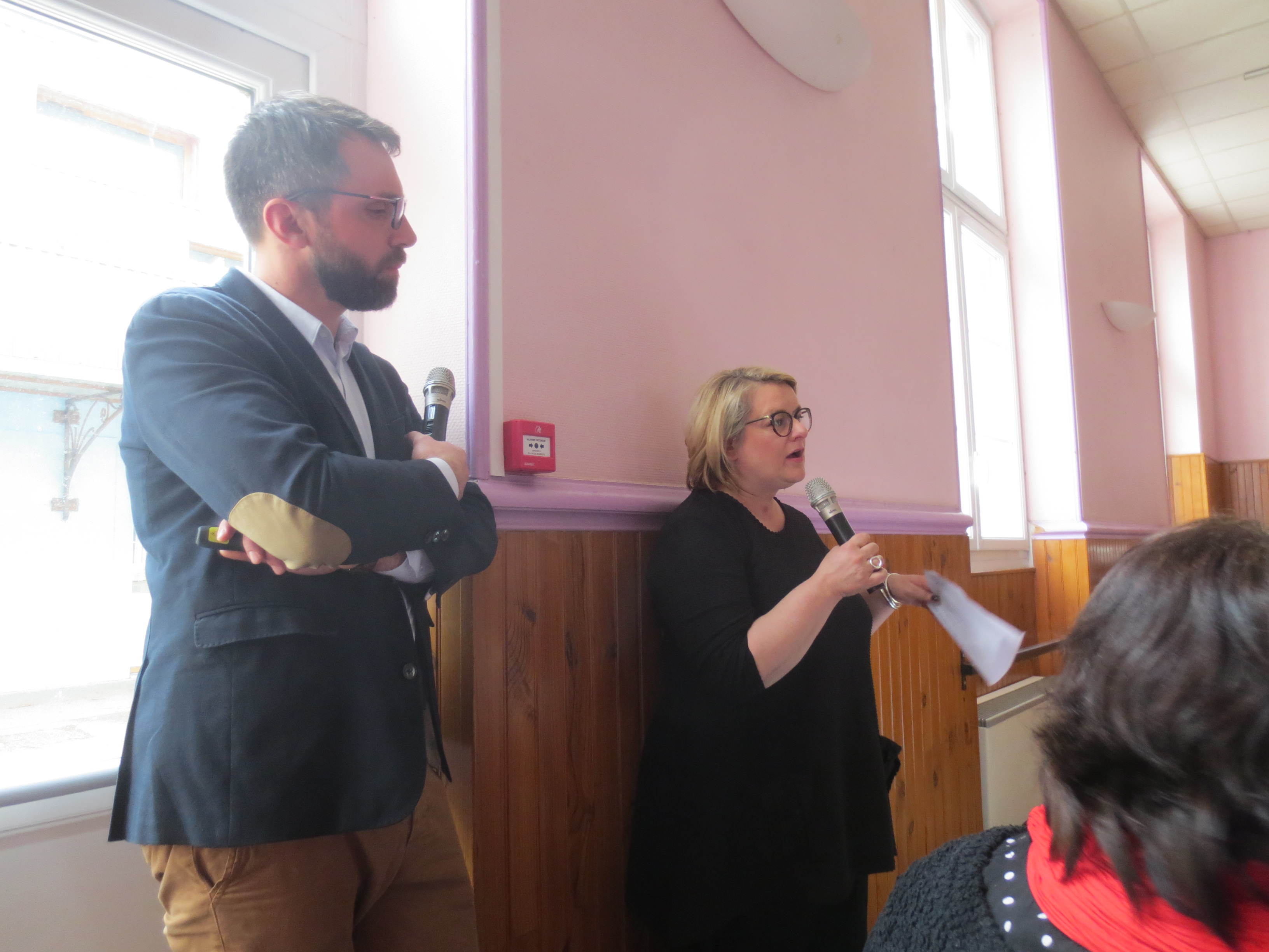 Gatien Beaumont en compagnie de Vanessa Malglaive du FAM des Troisfontaines. Gatien Beaumont en compagnie de Vanessa Malglaive du FAM des Troisfontaines.