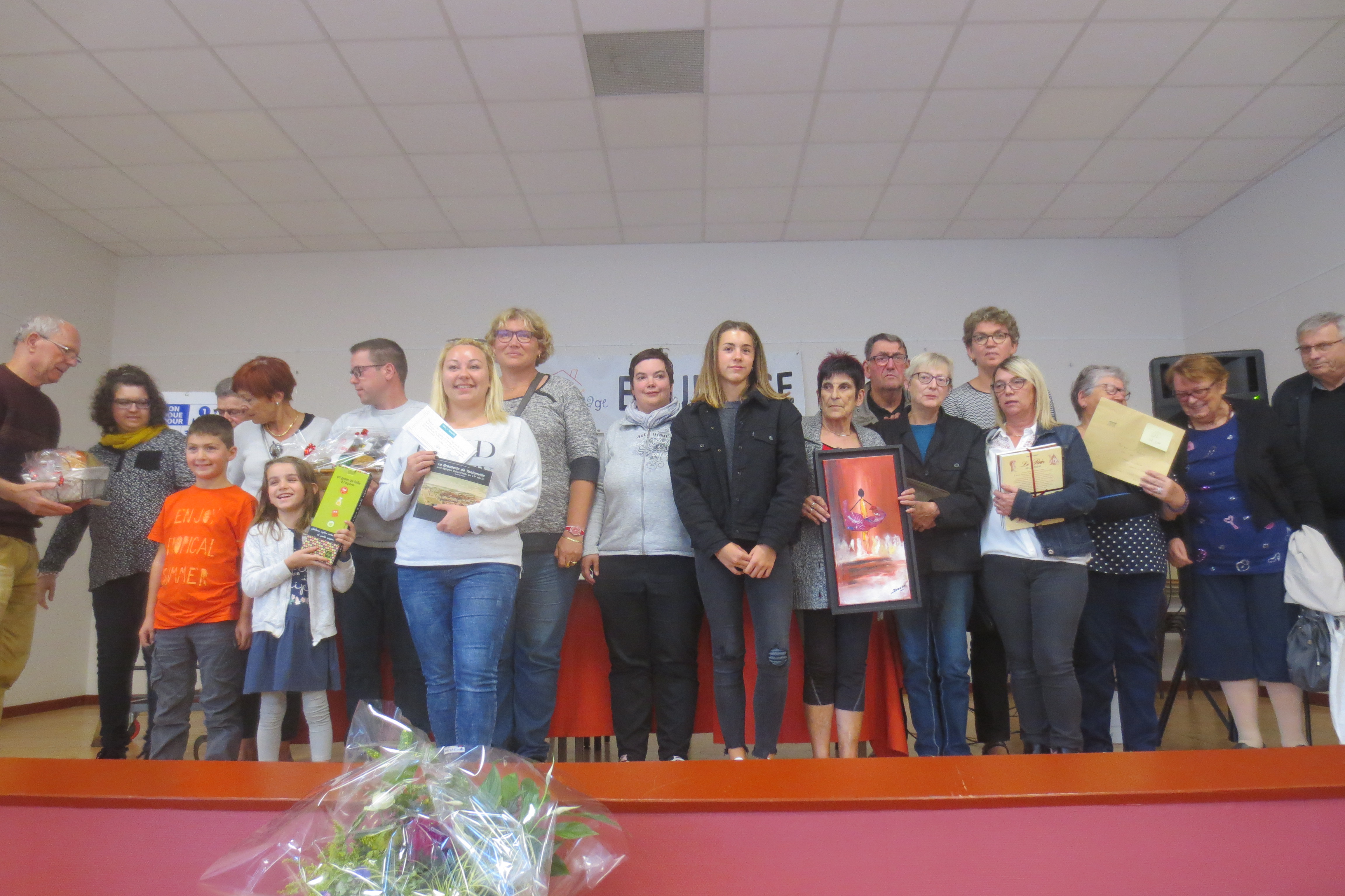 Les gagnants en scène... Les gagnants en scène...