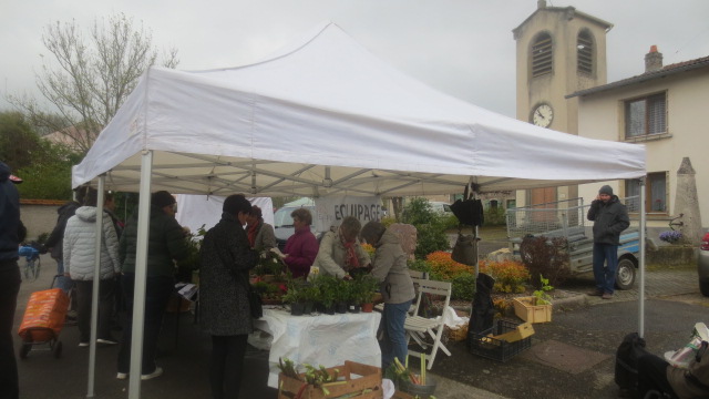 Affluence sur le stand...