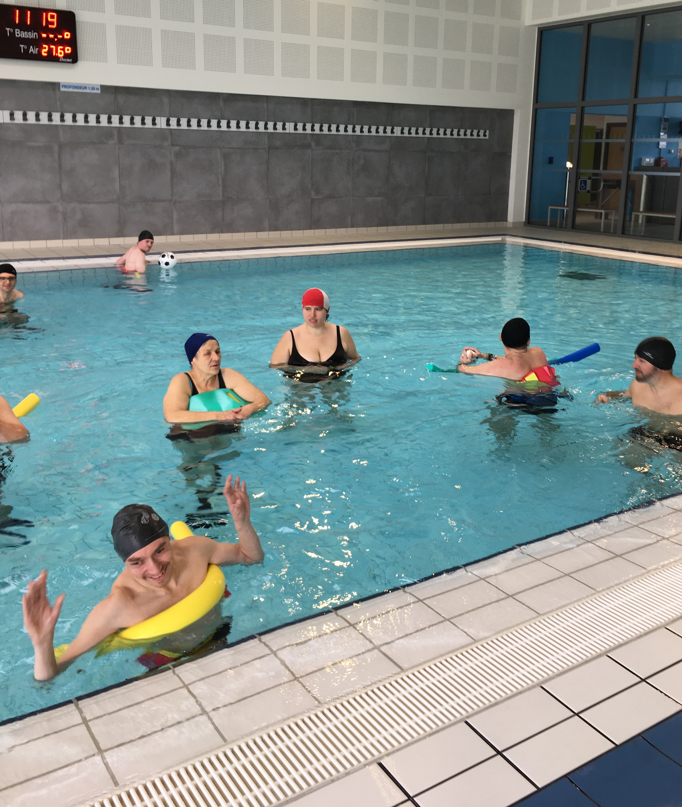 Retour à la piscine à Mirecourt