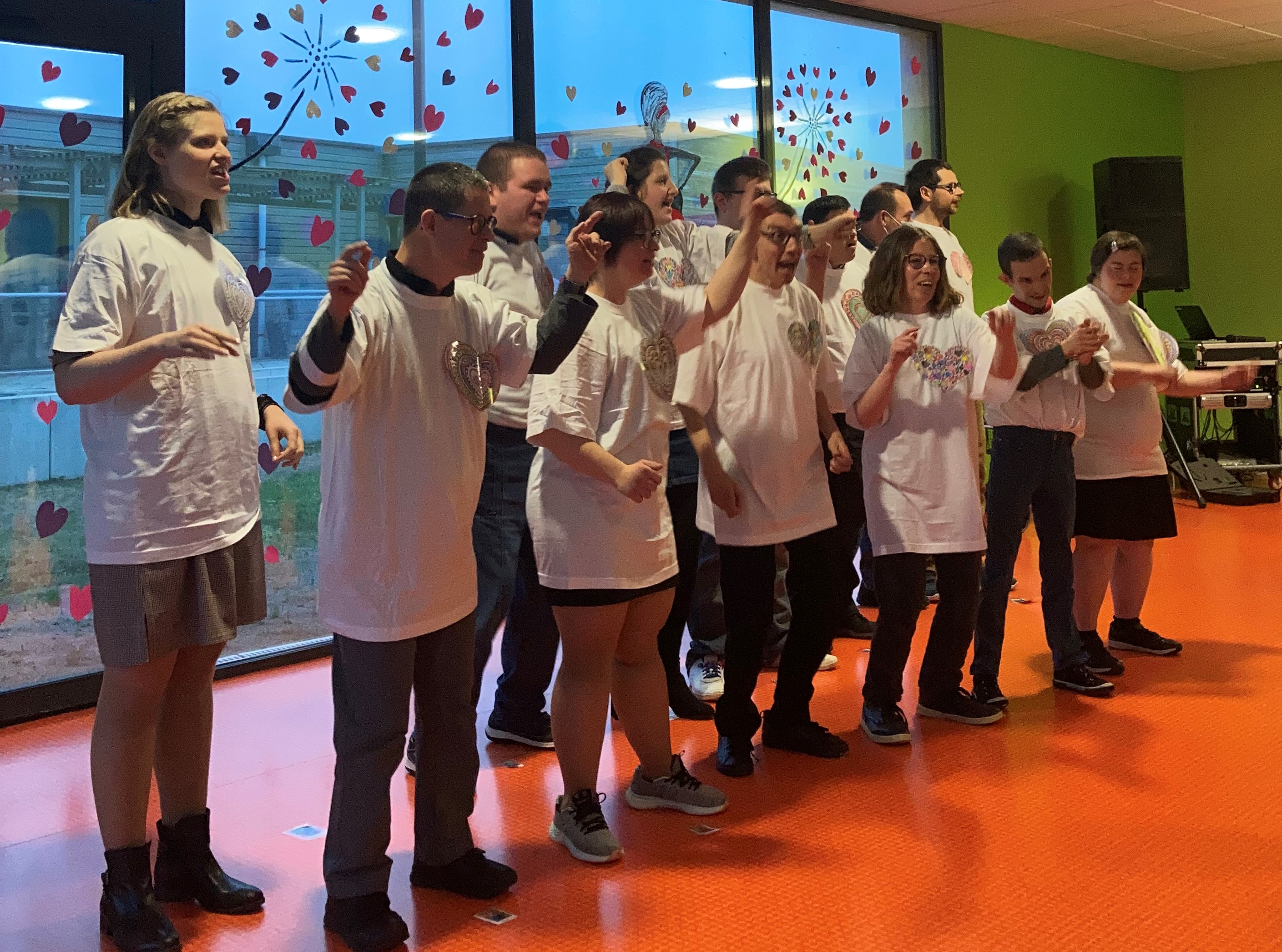 Le choeur des résidents Le choeur des résidents