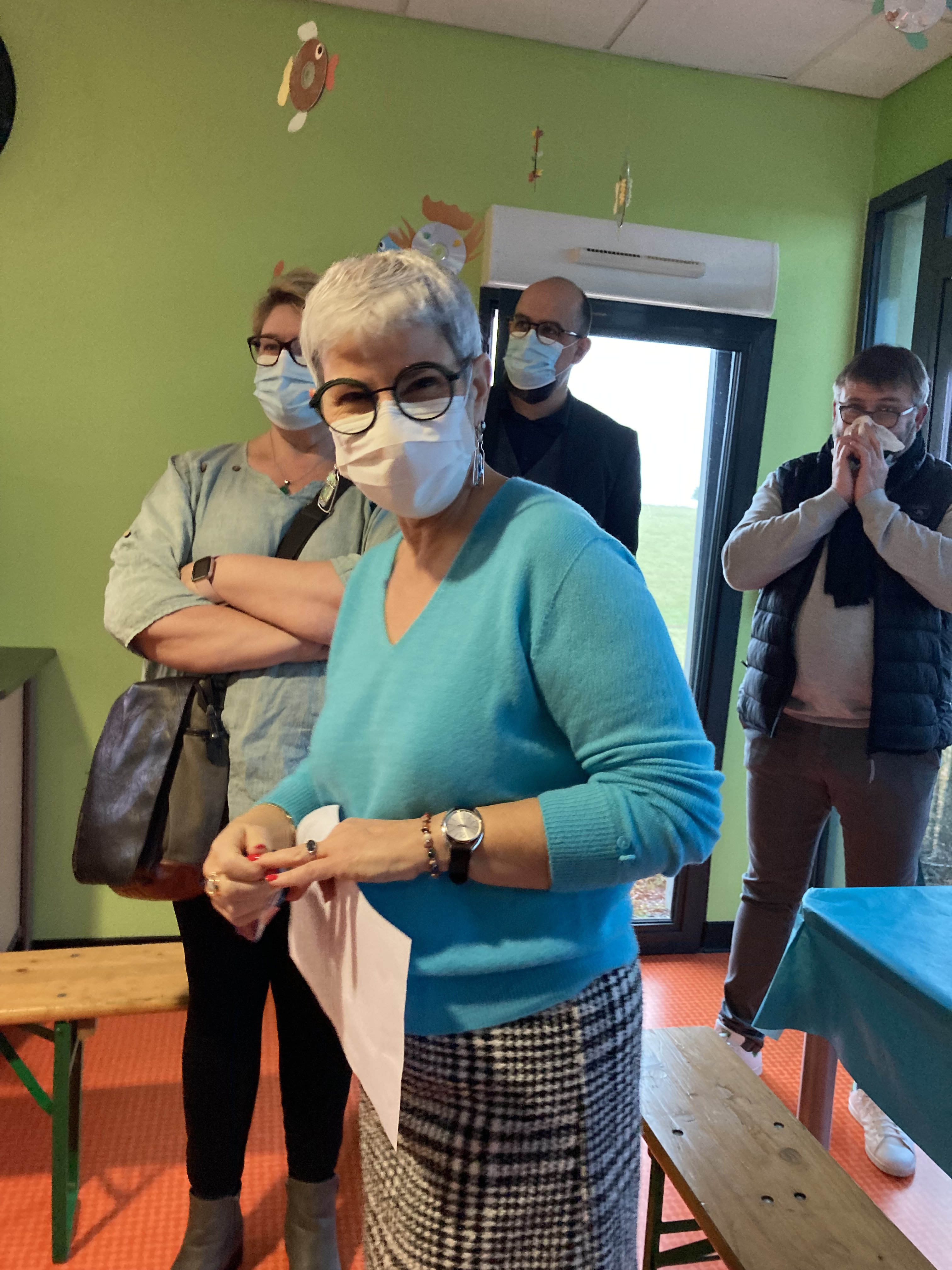 Corinne Gasperini s'est adressé à tous Corinne Gasperini s'est adressé à tous