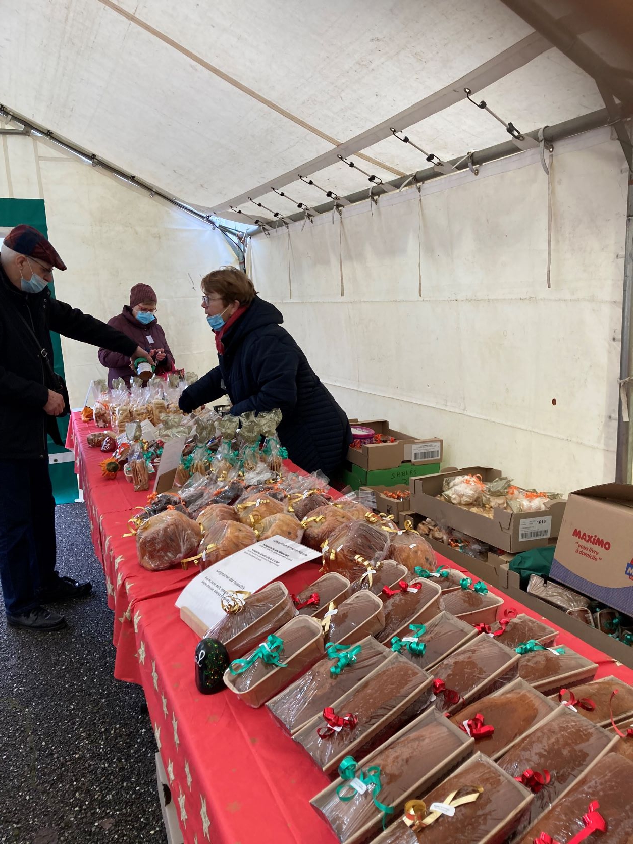 Des pâtisseries pour tous et pour tous les goûts, comme les autres années.