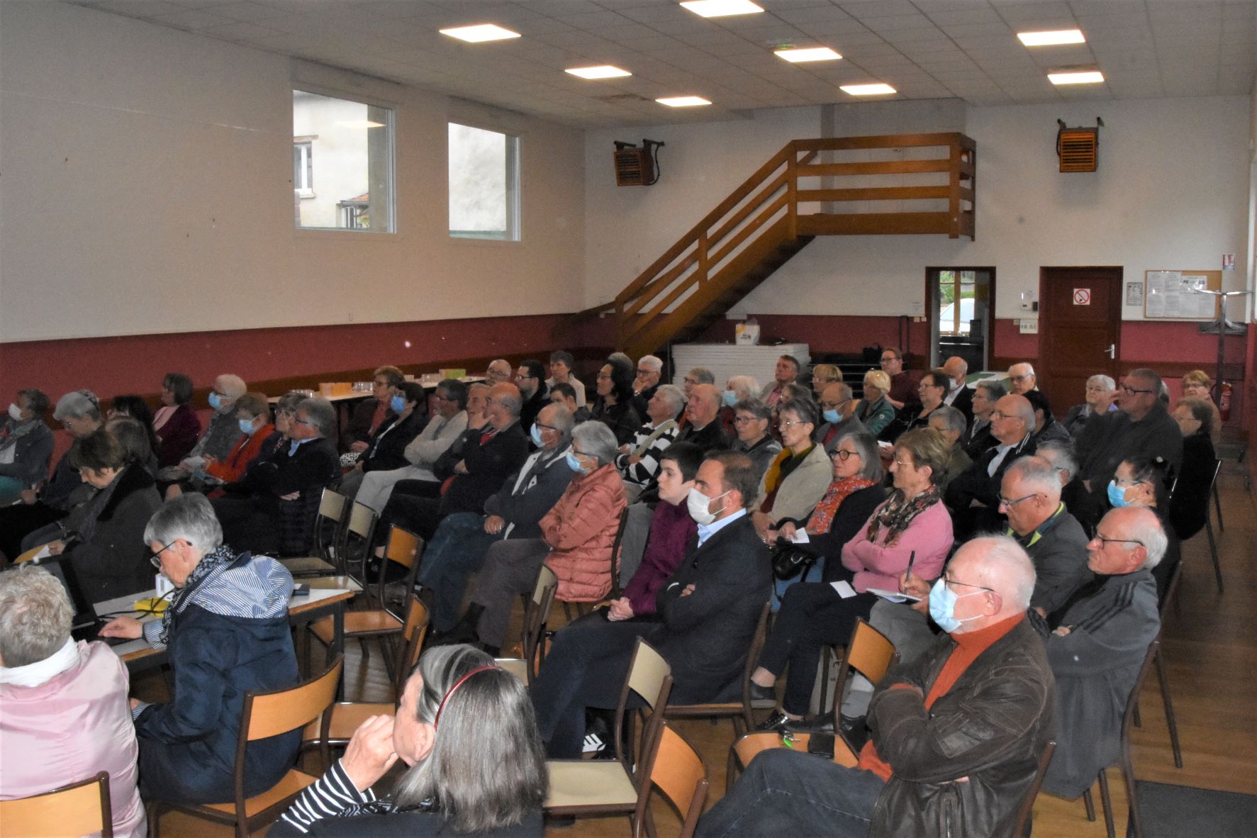 Des adhérents et sympathisants fidèles aux AG. Des adhérents et sympathisants fidèles aux AG.