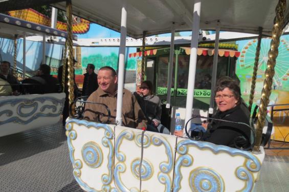 Du haut de la Grand Roue, on peut voir St Nicolas de Port