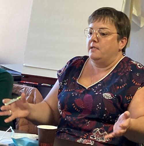 Caroline Huguet , de l'ADAPA Caroline Huguet , de l'ADAPA