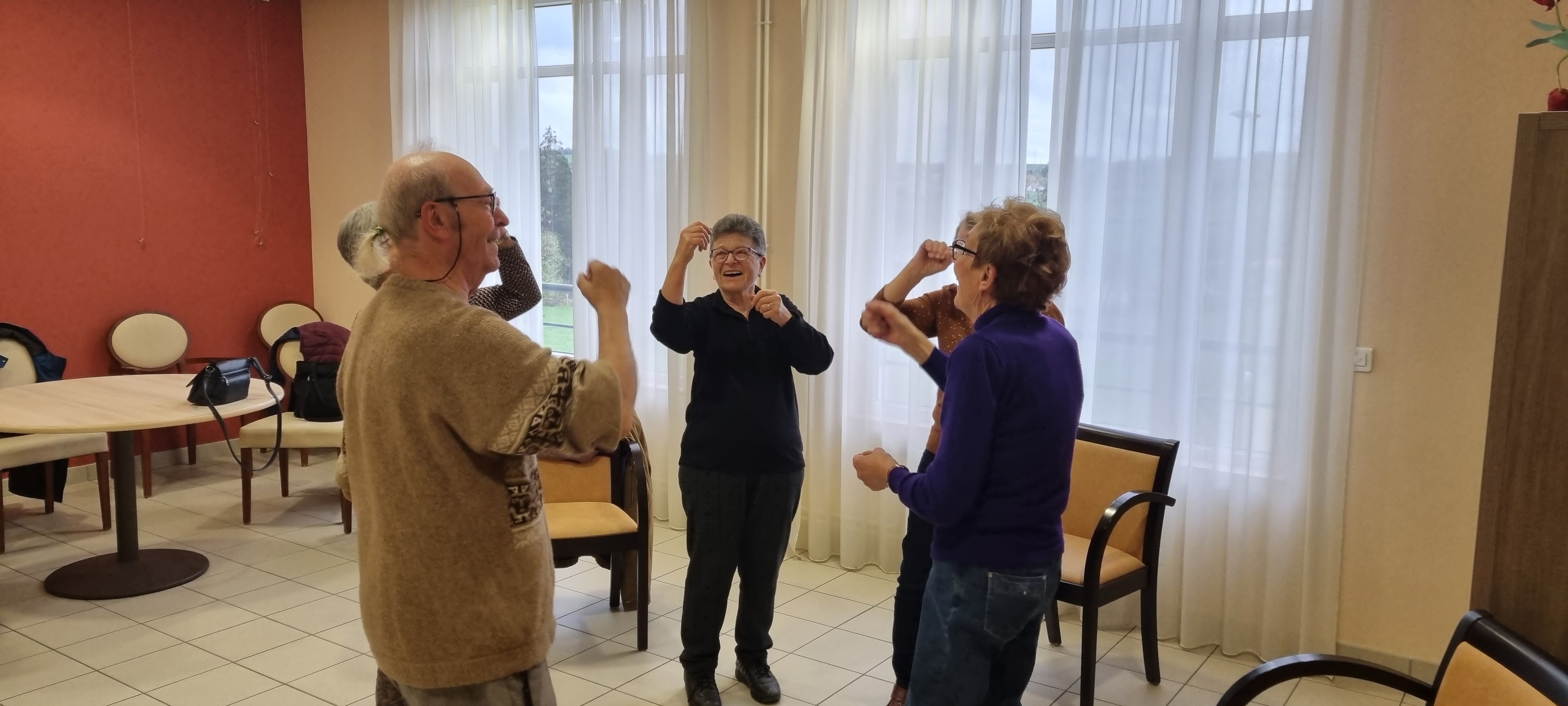 Un exercice ludique pour une détente bienfaisante.