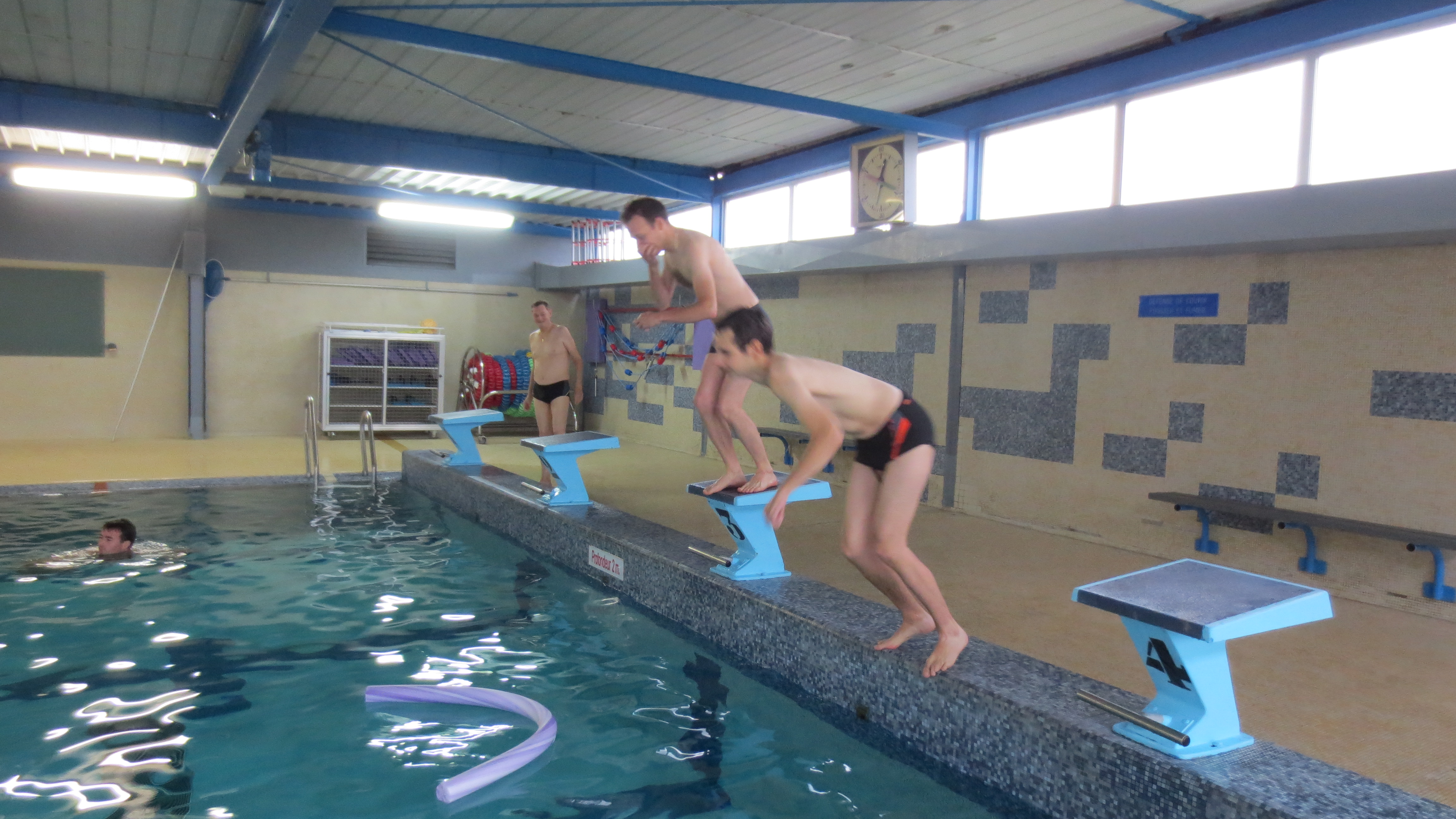 Des plongeurs décidés... Des plongeurs décidés...
