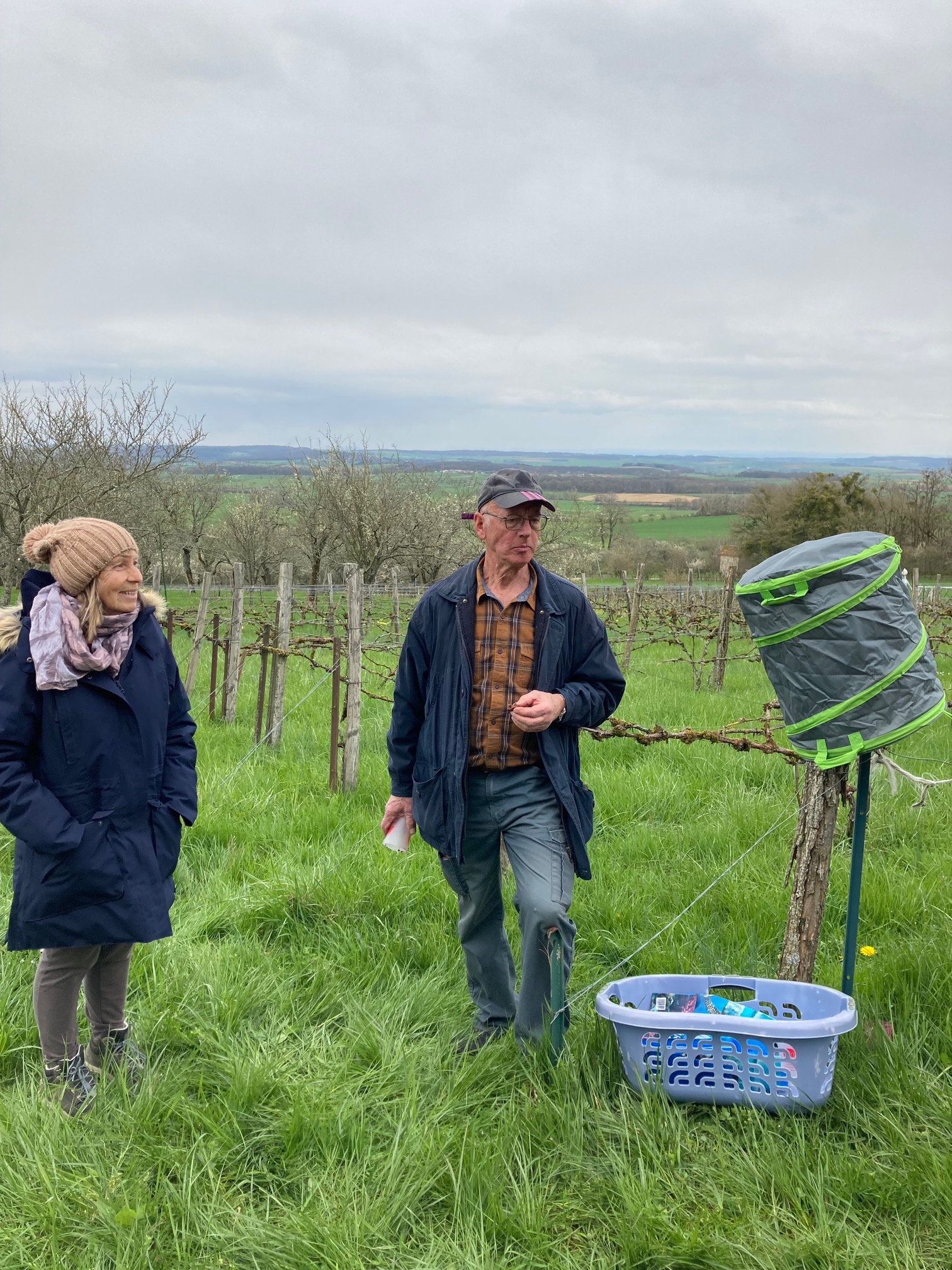 Denis et Marie-Thérèse ont accueilli leurs amis vignerons du FAS