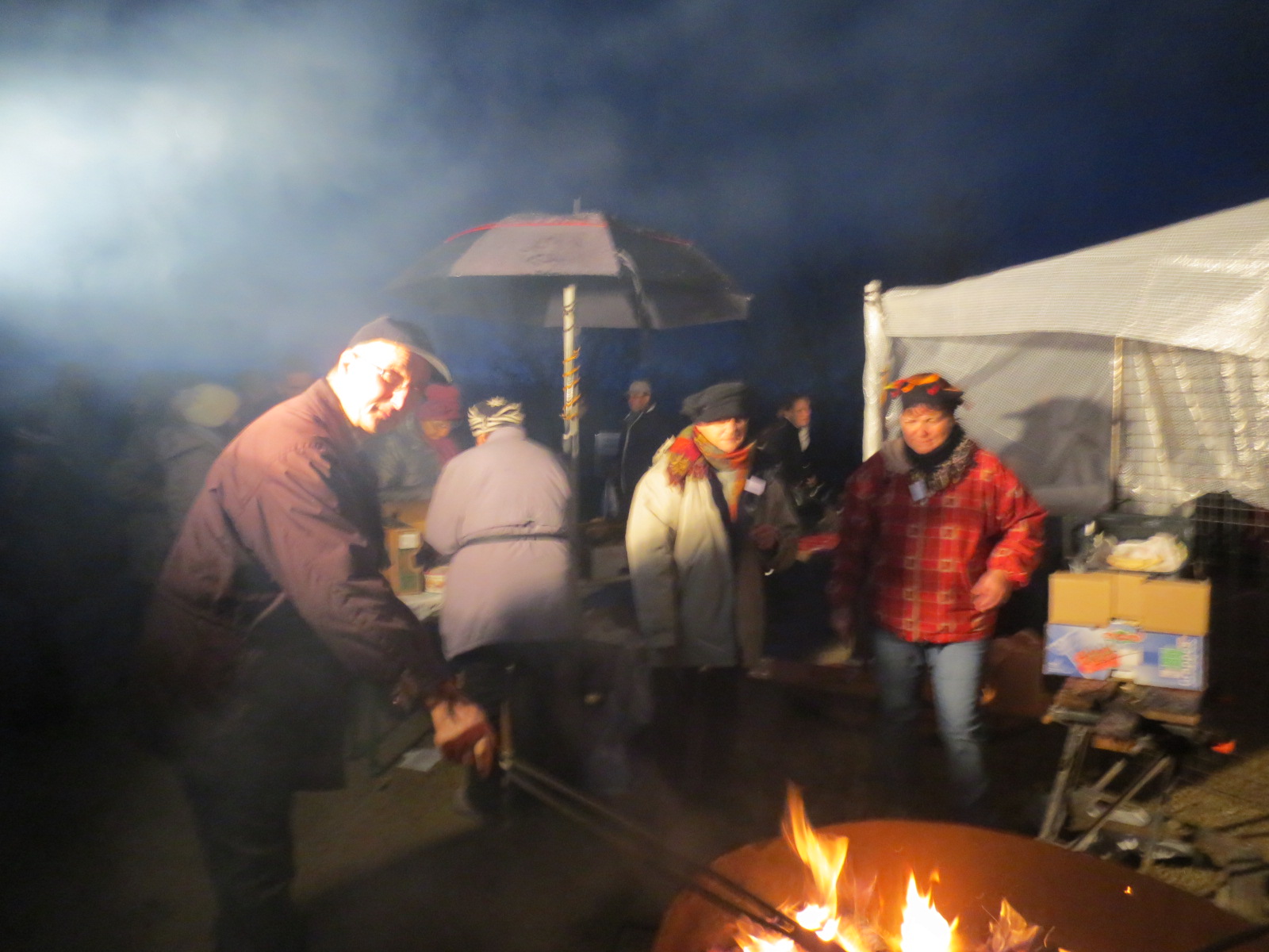 Chaude ambiance aux gaufres!