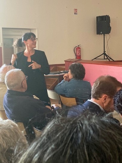 L'élue départementale émue par l'Histoire d'Equipage L'élue départementale émue par l'Histoire d'Equipage