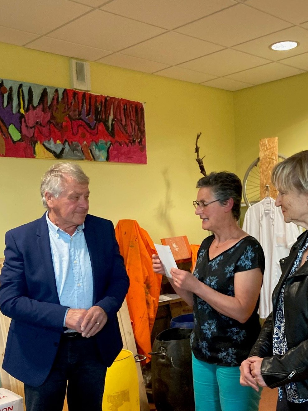 Claude Colin honoré lors du Consel d'Administration. Claude Colin honoré lors du Consel d'Administration.