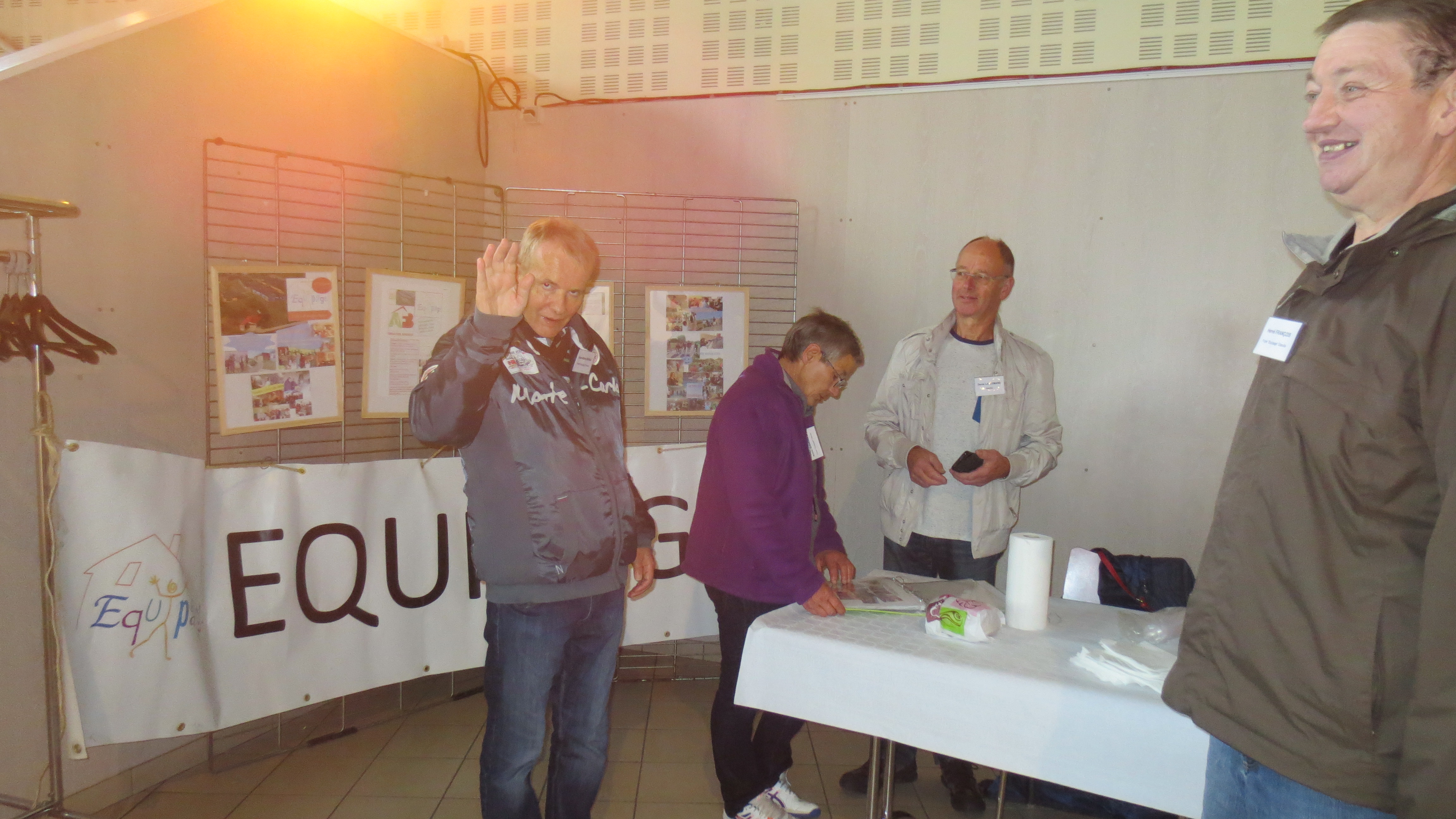 Notre stand accueillait le public avec la présentation de l'association et du Foyer