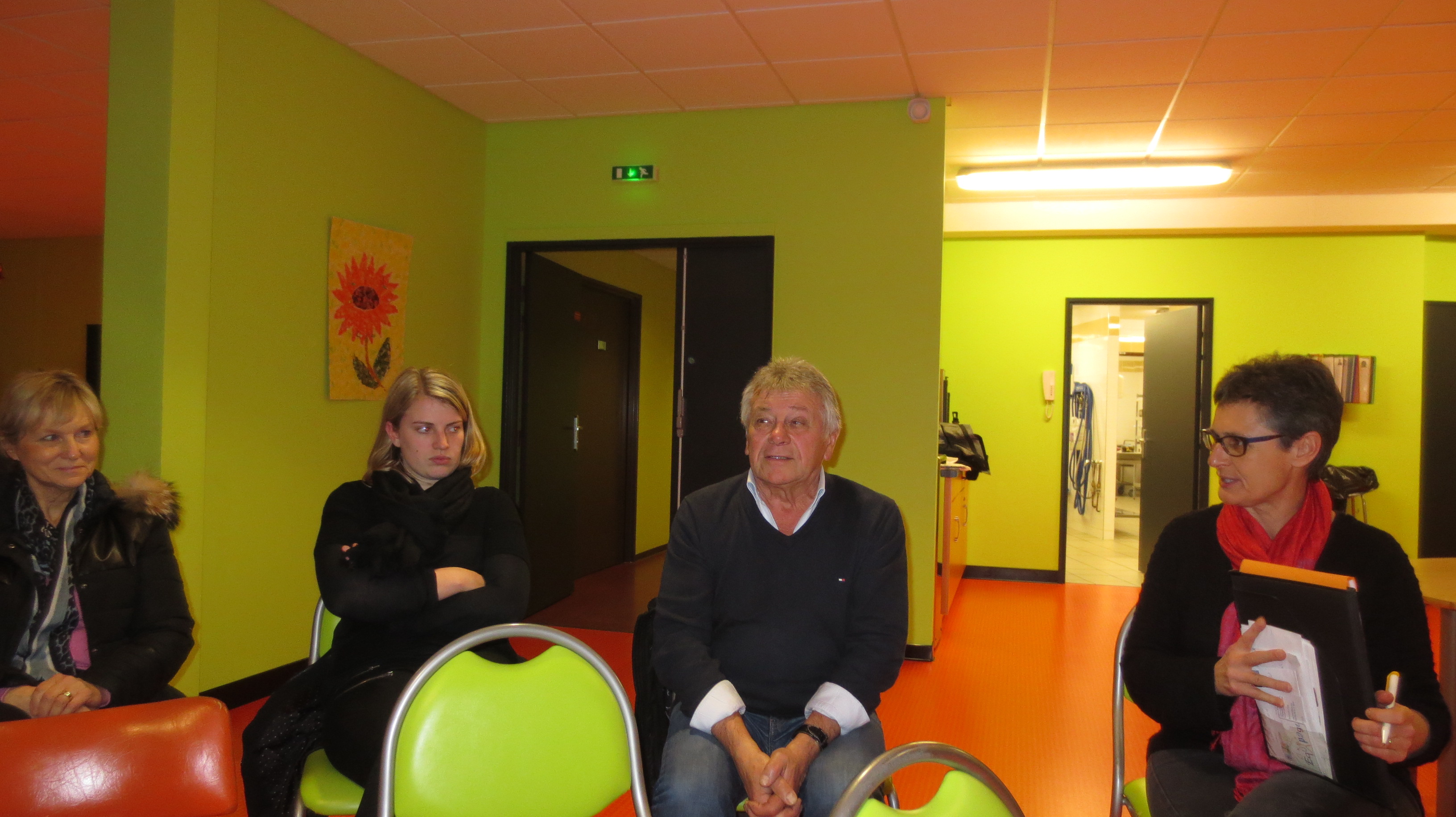 Claude Colin et la présidente Dominique Griffaton Claude Colin et la présidente Dominique Griffaton