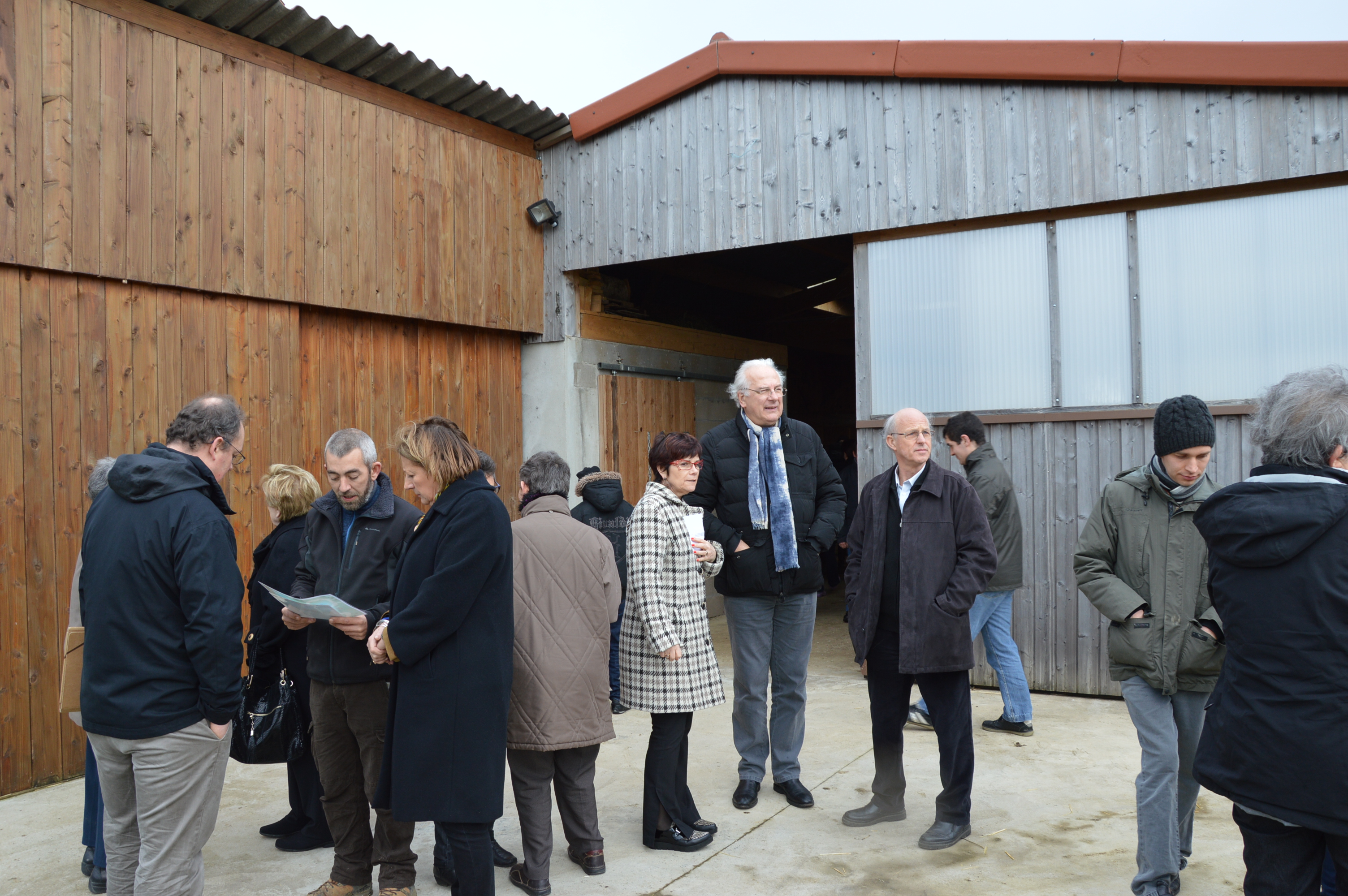 A la petite ferme, repérage des lieux du futur parcours