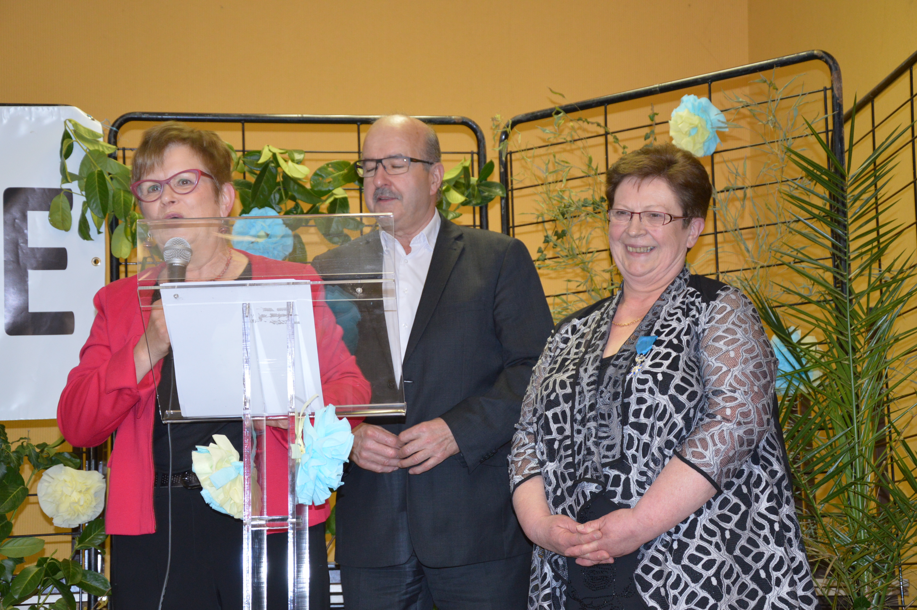 L'intervention d'Agnès Marchand, la conseillère départementale avec Gauthier Brunner L'intervention d'Agnès Marchand, la conseillère départementale avec Gauthier Brunner